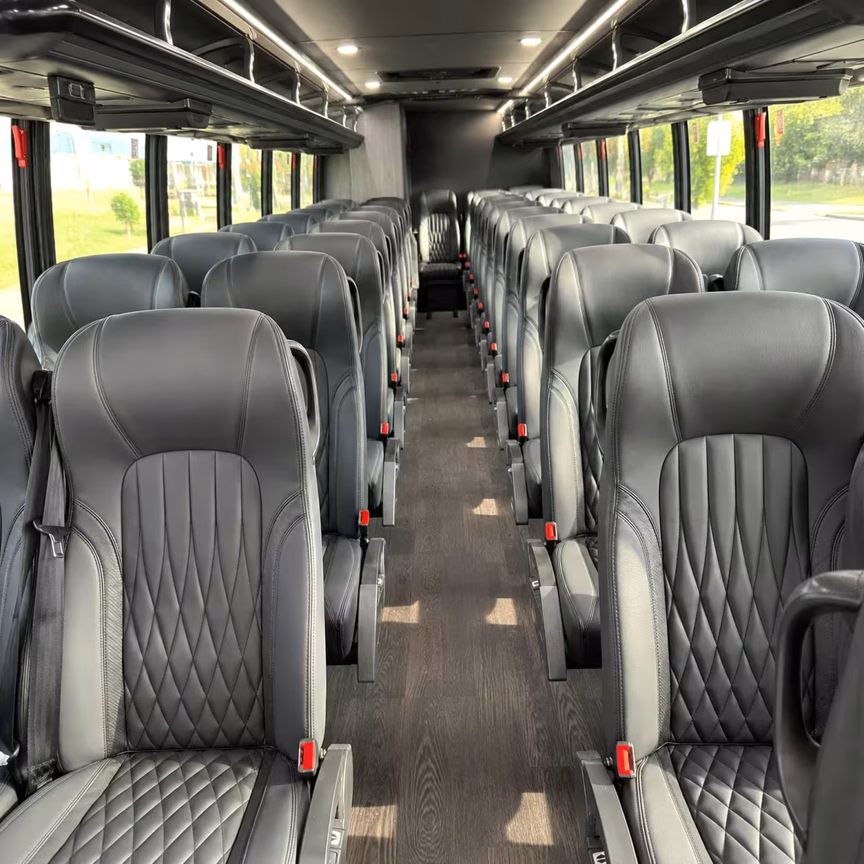 28 passenger minibus inside