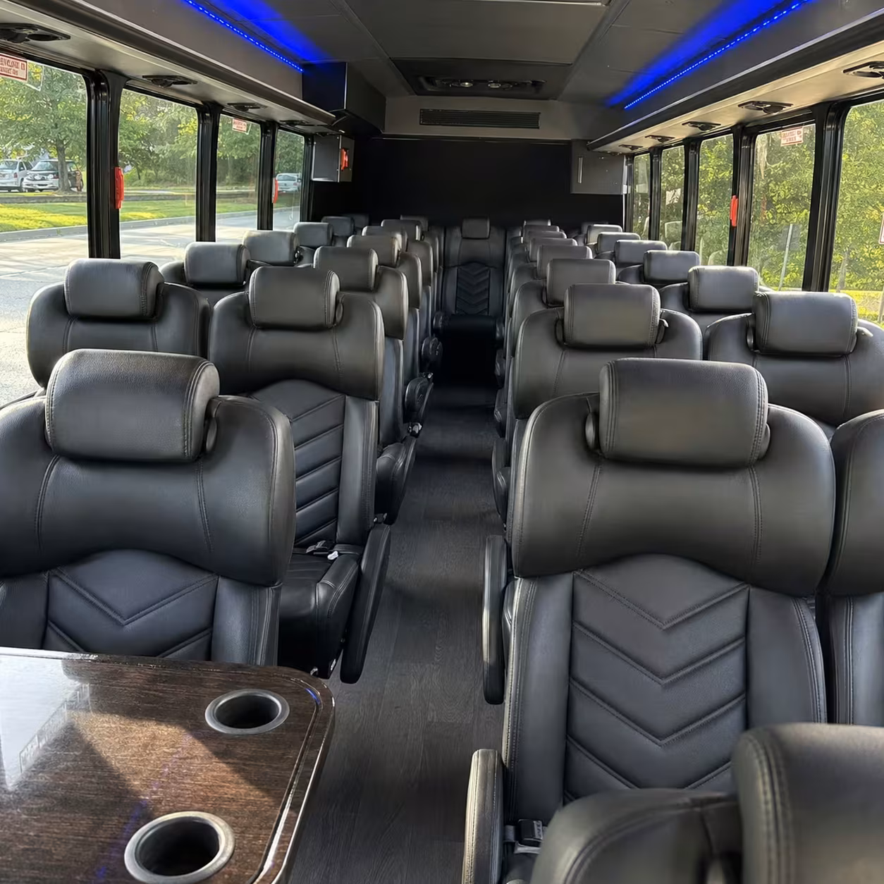 30 passenger minibus interior