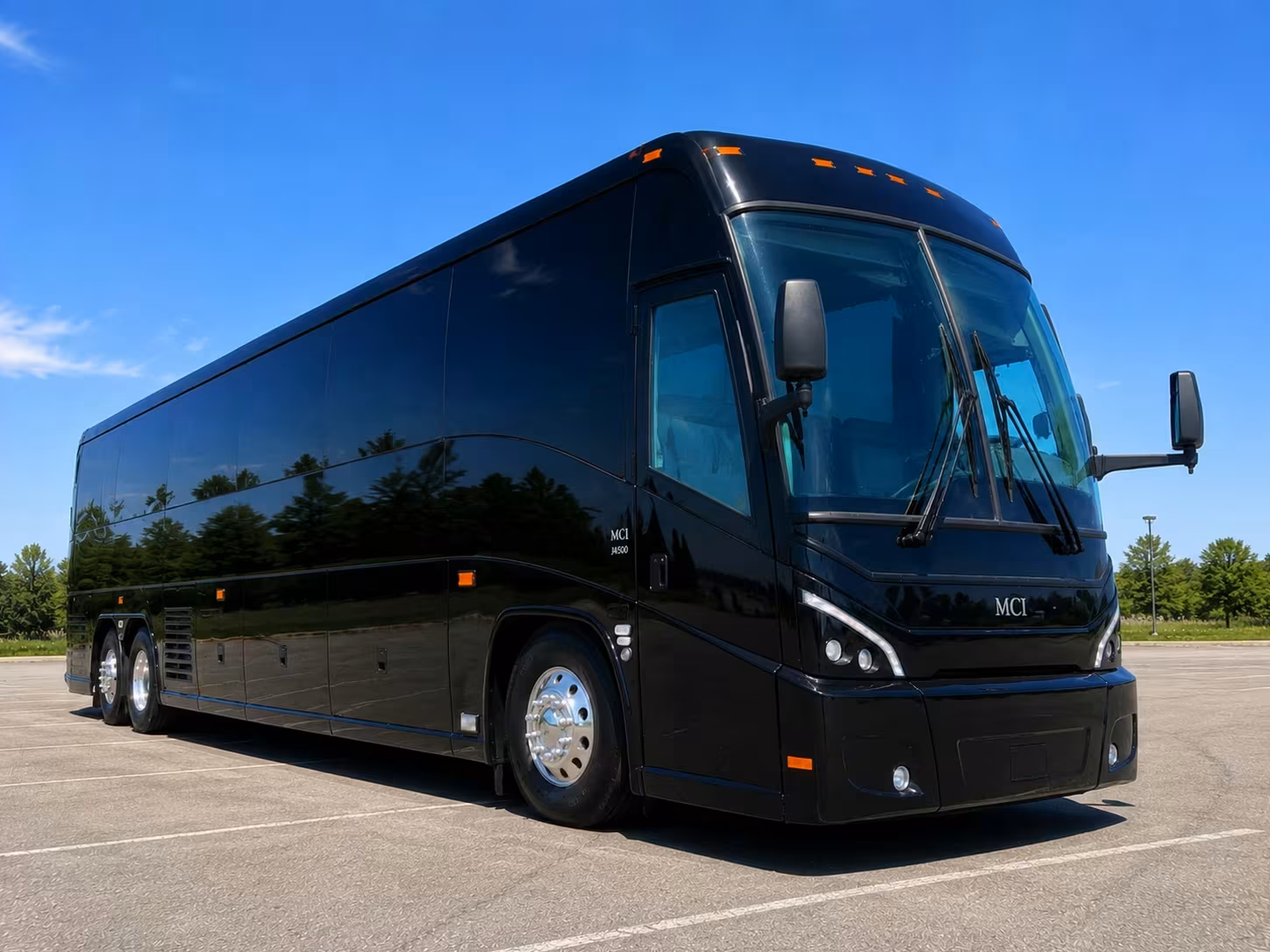 56 passenger charter bus