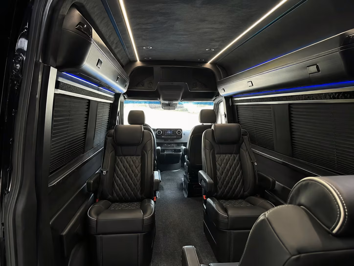 sprinter van with driver interior